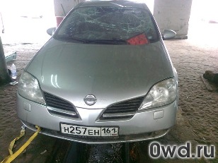 Битый автомобиль Nissan Primera